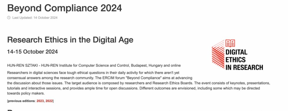 poltextLAB Co-Hosted Beyond Compliance 2024 Forum on Digital Ethics in Research