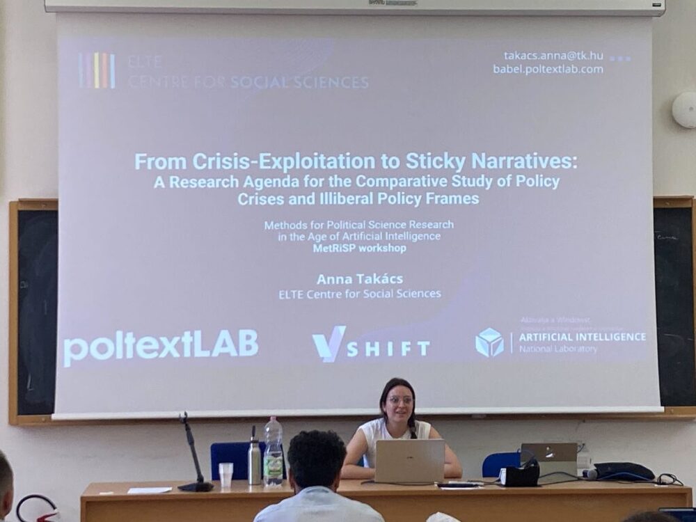 Anna Takács's presentation at the METRISTP Workshop in Naples